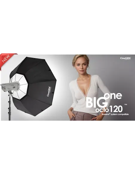 Softbox octa 120 cm, podwójna czasza, moc. Bowens