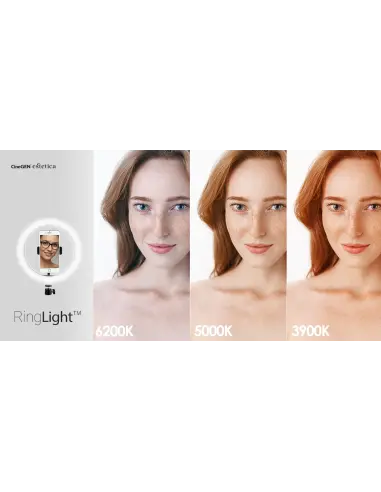 Lampa pierścieniowa RingLight™ 10" RGB na statywie