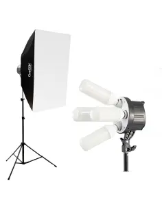 Lampa softbox Iluma Five™ 80x120 5x125W LED