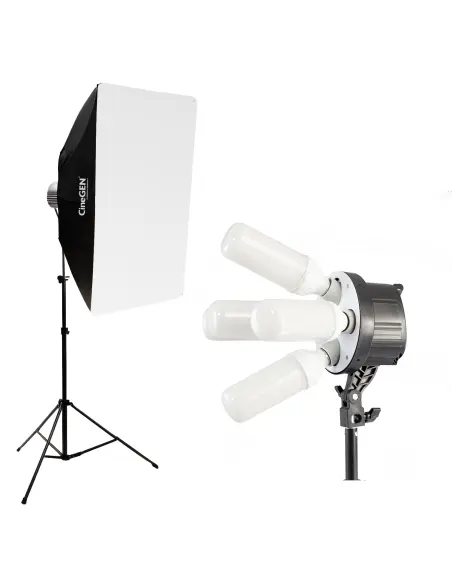 Lampa softbox Iluma Five™ 80x120 5x125W LED