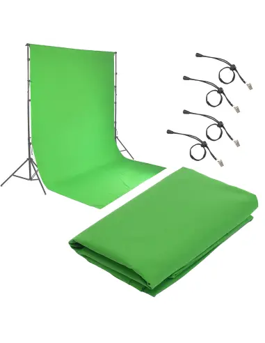 Tło fotograficzne Green Screen 2x3m