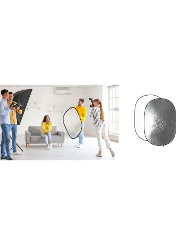 Photography Kit: Oval Diffuser, Handle, Tripod