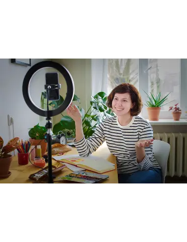 Lampa pierścieniowa RingLight™ 26cm 60W USB statyw