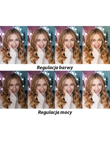 Lampa pierścieniowa RingLight™ 26cm 60W USB statyw