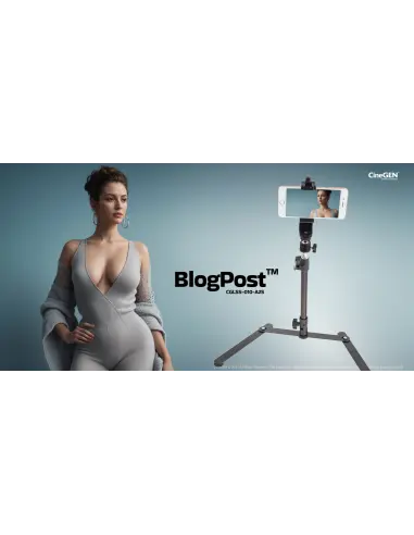 Statyw nabiurkowy z uchwytem do smartfona