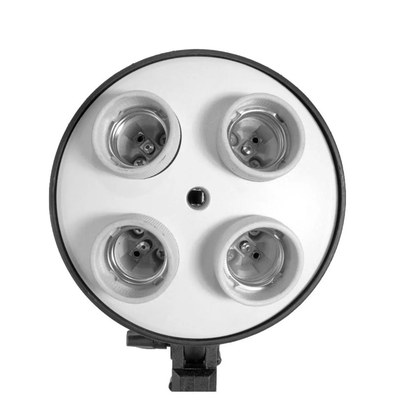 Lumilux 2x Softbox 40x40cm 4-Bulb LED 1000W Set