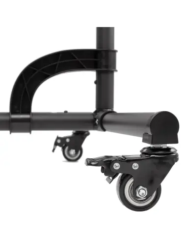 Modular Support Frame with Wheels - Black