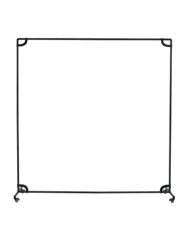 Modulares Schwarz-Weiß-Gestell mit Rädern