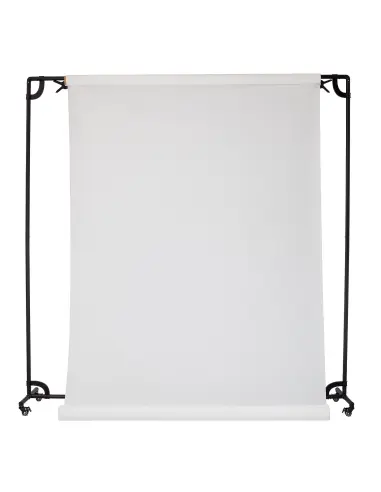 Modulares Schwarz-Weiß-Gestell mit Rädern