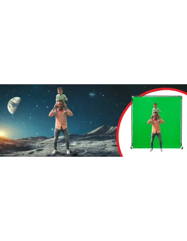 Studio frame GreenScreen 3x3m