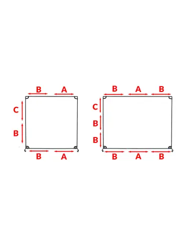 Studio frame GreenScreen 3x3m