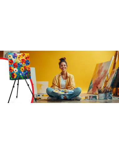 Sztaluga malarska 160cm - wysokość płótna do 120cm