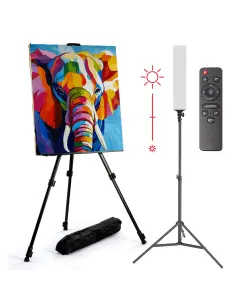 Sztaluga malarska 160cm + lampa panelowa