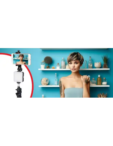 Statyw oświetleniowy 100cm z akcesoriami