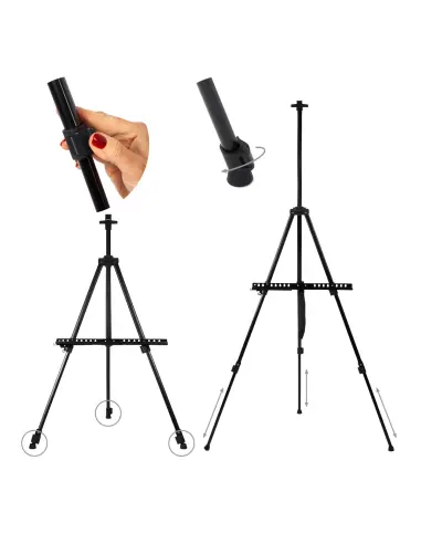 Sztaluga malarska 180cm + lampa softbox 40x60 85W