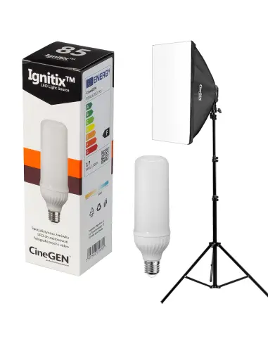 Sztaluga malarska 180cm + lampa softbox 40x60 125W