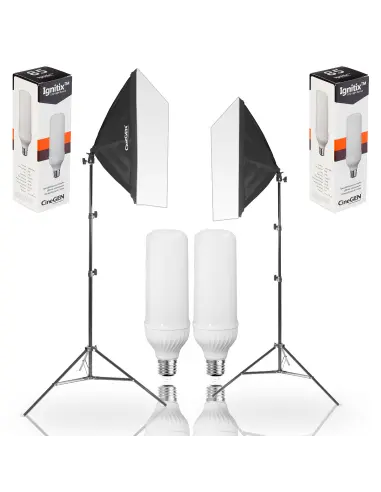 Sztaluga malarska 180cm + zestaw lamp 50x70 85W