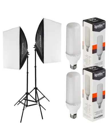 Sztaluga malarska 180cm + zestaw lamp 50x70 125W