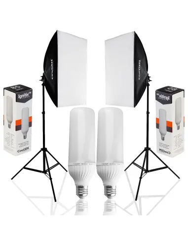 Sztaluga malarska 180cm + zestaw lamp 50x70 125W