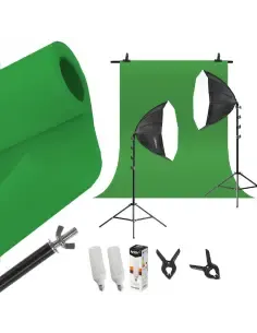 Zestaw z tłem Keylights™ 2x octa 90cm 85W LED