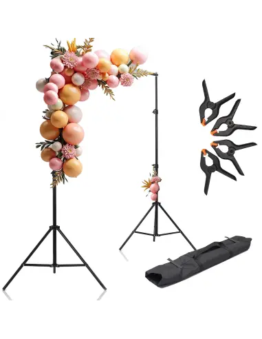Fotostudio-Set mit 2 m Stativ und Tasche