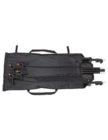 Fotostudio-Set mit 2 m Stativ und Tasche