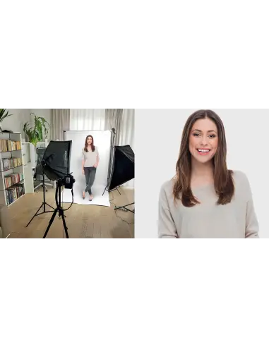 StudioLights™ Background Kit 2x 40x60cm 125W LED