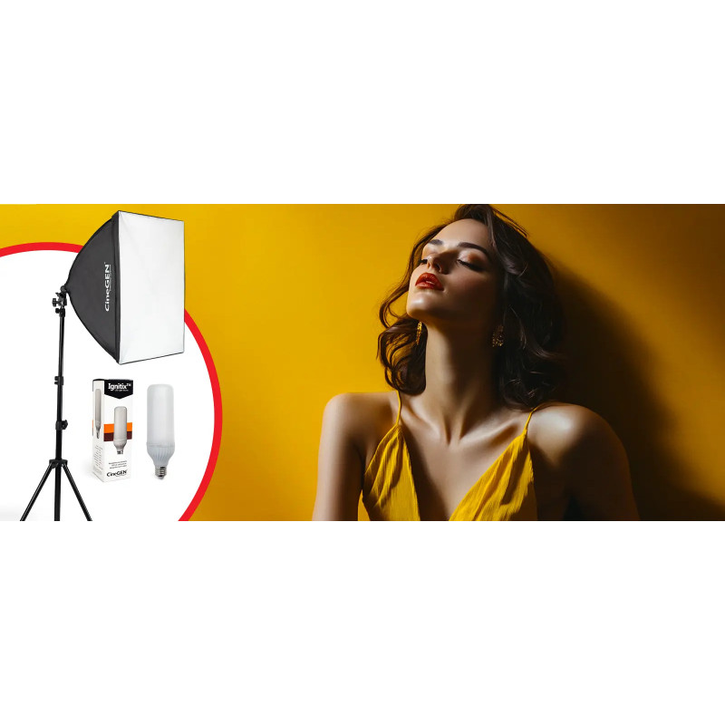 Panolux Softbox Lamp 40x40 85W LED | Digishots