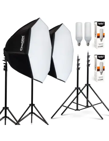 Panolux™ SOFTBOX Octa 60cm 125W LED Kit