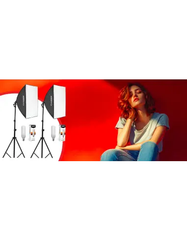 Panolux™ Softbox Lamp Set 50x70 125W LED