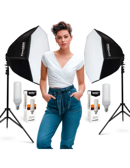 Panolux™ SOFTBOX Octa 60cm 125W LED Kit