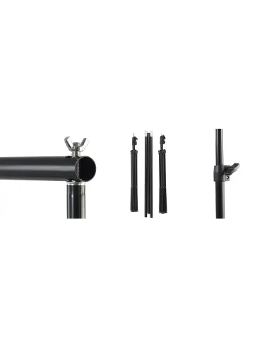 StudioPro™ Background Kit with Softbox 15x125 LED Lamps