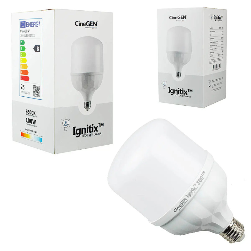 Studio LED Light Set 2x100W | GenSoft Kit