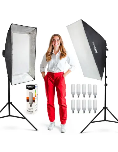 MoreLight™ Set of 2 Lamps 60x90 10x85W LED