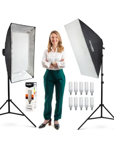 MoreLight™ Set of 2 Lamps 60x90 10x85W LED