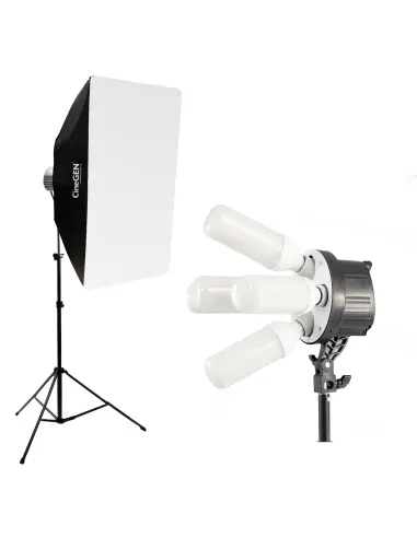 Softbox Lamp Iluma Five 60x90 5x85W LED