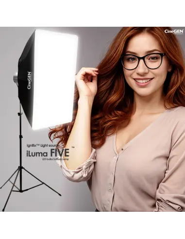 Softbox Lamp Iluma Five 60x90 5x85W LED