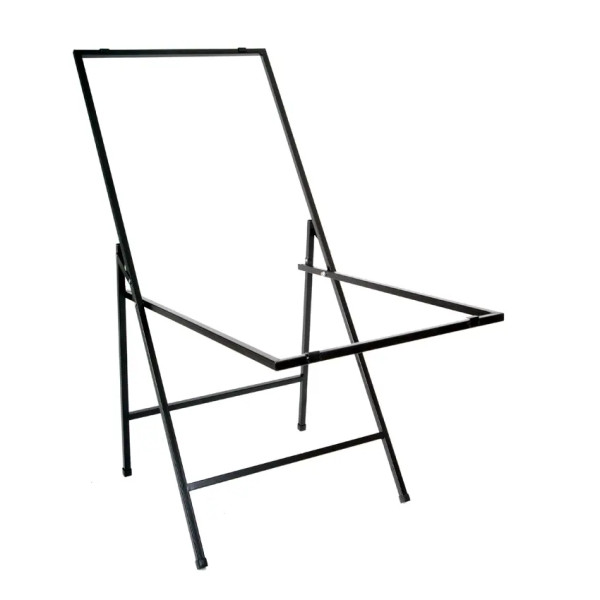 Black folding infinity background stand without the top