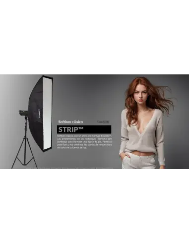 Softbox 35x160 cm, mocowanie Bowens