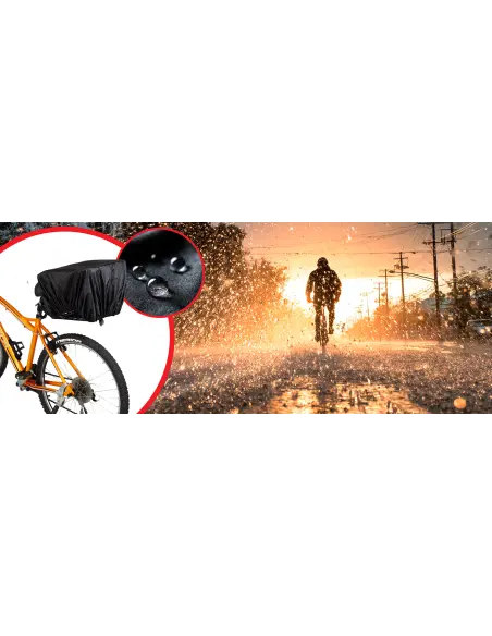 Pokrowiec wodoodporny na kosz rowerowy