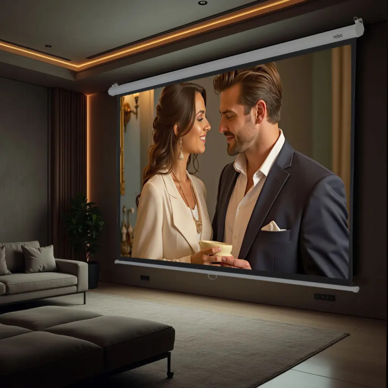 Parker™ Leinwand 200x150 cm | reiba® Projektorschirm