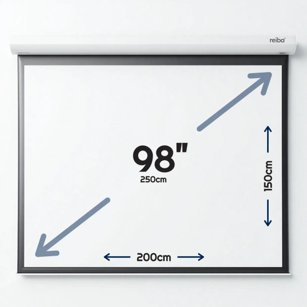 Parker™ Leinwand 200x150 cm | reiba® Projektorschirm