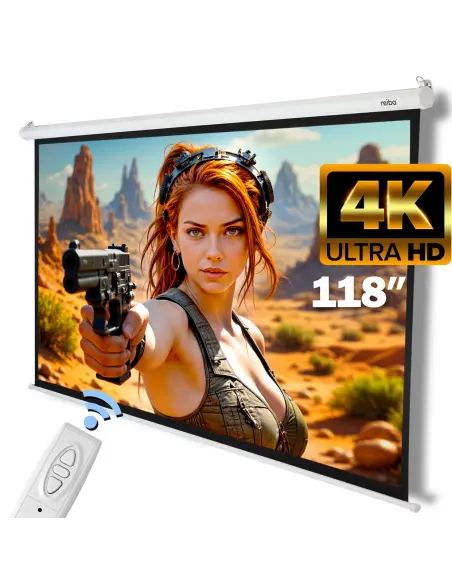 Maxwell™ Electric Projector Screen 240x180