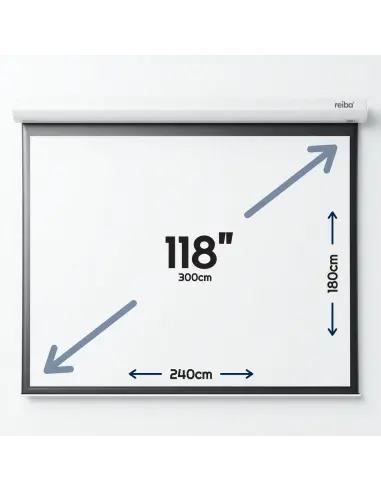 Maxwell™ Electric Projector Screen 240x180