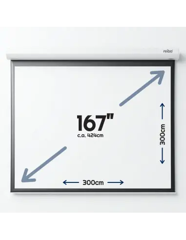 Maxwell™ Electric Projection Screen 300x300