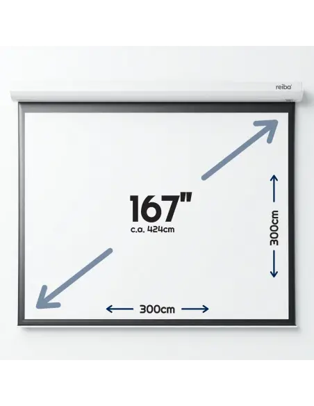 Maxwell™ Electric Projection Screen 300x300