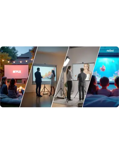 Screenbox™ 84 Ekran statywowy 185x105