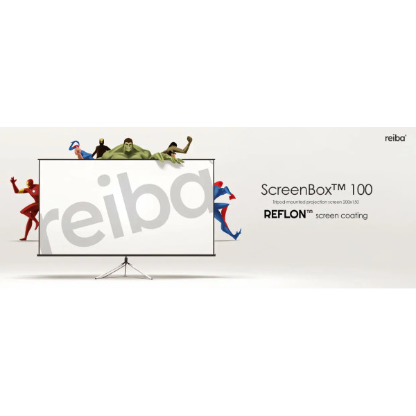 Screenbox™ 100 Projektor-Ständer 200x150 | Reiba