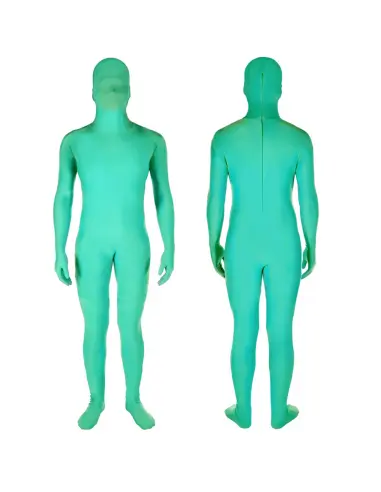 Bright green Green Screen costume, size M