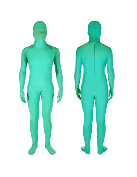 Bright green Green Screen costume, size M
